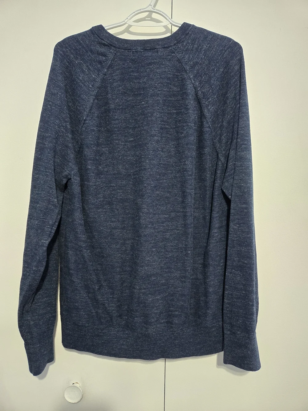 Banana Republic Men’s XL Organic Cotton Sweater‎ Blue Crewneck Lightweight Knit